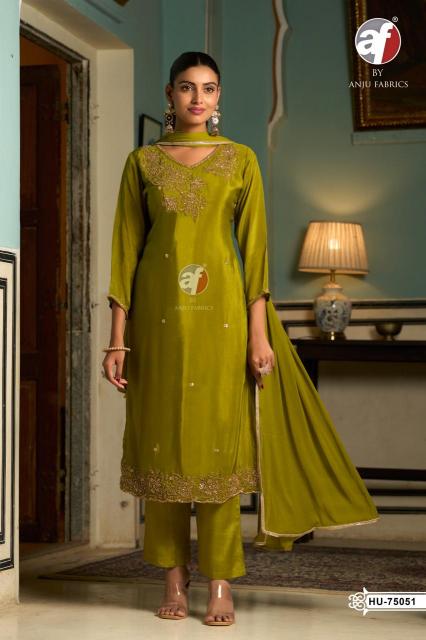 Anju fabrics HU 75051 kurti in wholesale rate
